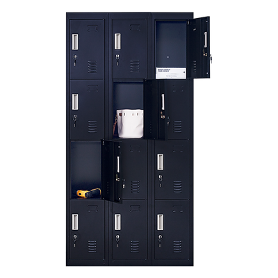 12-Door Locker for Office Gym Shed School Home Storage