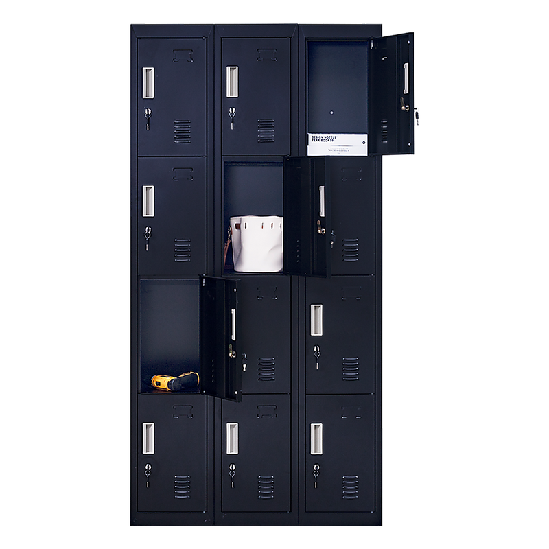 12-Door Locker for Office Gym Shed School Home Storage