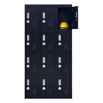 12-Door Locker for Office Gym Shed School Home Storage