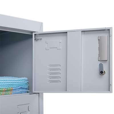 6-Door Locker for Office Gym Shed School Home Storage