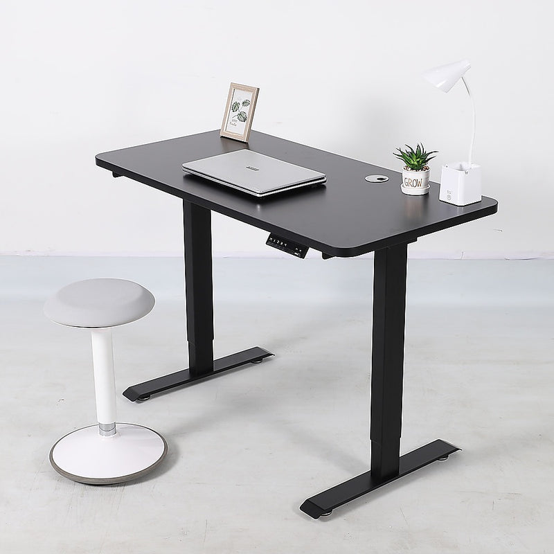 Palermo Standing Desk Sit Stand Height Adjustable Motorised 120cm Table Dual Motor