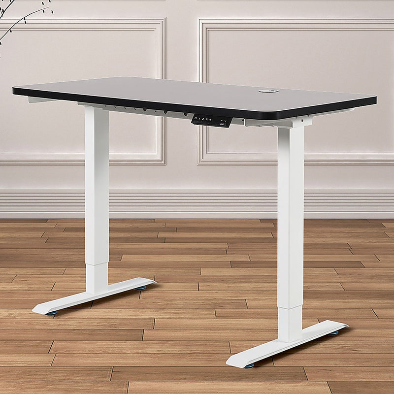 Palermo Standing Desk Sit Stand Height Adjustable Motorised 120cm Table Dual Motor