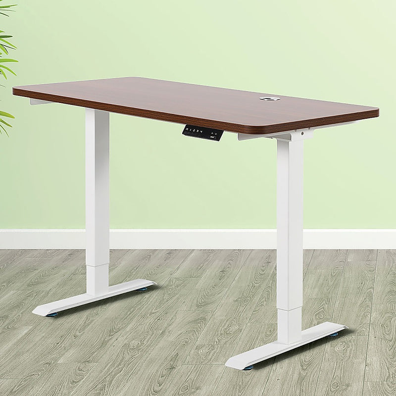 Palermo Standing Desk Sit Stand Height Adjustable Motorised 120cm Table Dual Motor