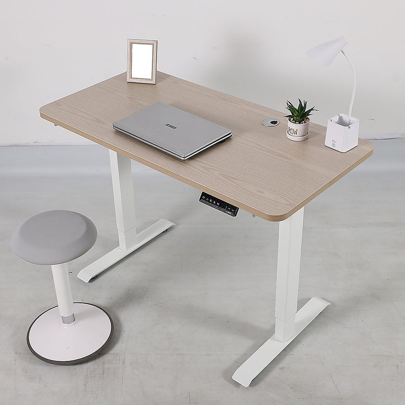 Palermo Standing Desk Sit Stand Height Adjustable Motorised 120cm Table Dual Motor