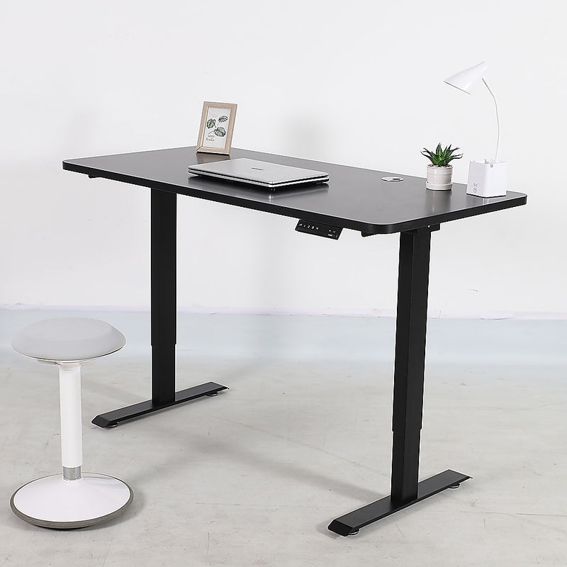 Palermo Standing Desk Sit Stand Height Adjustable Motorised 140cm Table Dual Motor