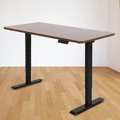 Palermo Standing Desk Sit Stand Height Adjustable Motorised 140cm Table Dual Motor