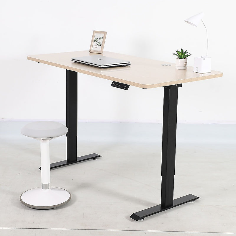 Palermo Standing Desk Sit Stand Height Adjustable Motorised 140cm Table Dual Motor