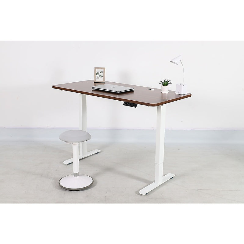 Palermo Standing Desk Sit Stand Height Adjustable Motorised 140cm Table Dual Motor