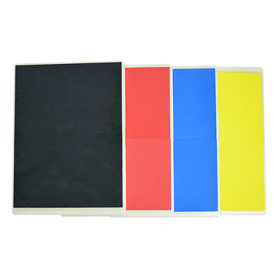 Martial Arts Supply Rebreakable Board Taekwondo, MMA, Karate-Set: Yellow, Blue, Red & Black