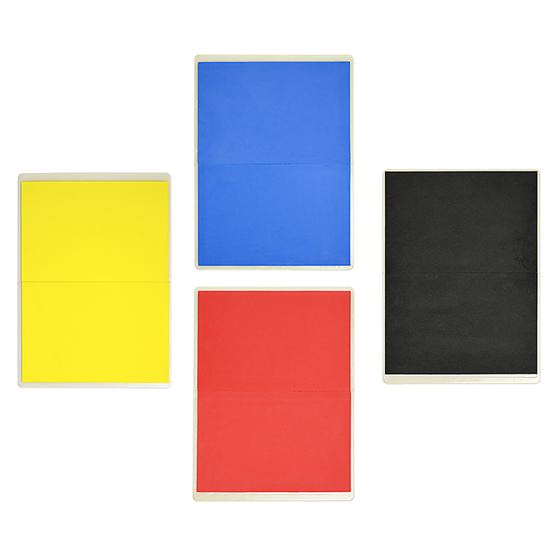 Martial Arts Supply Rebreakable Board Taekwondo, MMA, Karate-Set: Yellow, Blue, Red & Black