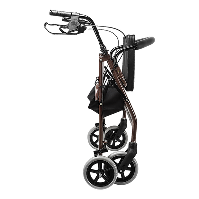 Rollator Walker Walking Frame With Wheels Zimmer Mobility Aids Seat Coffee