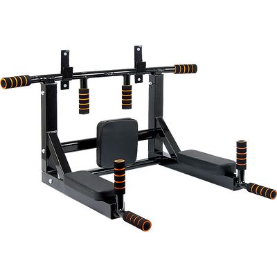 Heavy Duty Wall Mounted Power Station - Knee Raise - Pull Up - Chin Up -Dips Bar