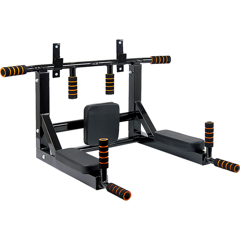 Heavy Duty Wall Mounted Power Station - Knee Raise - Pull Up - Chin Up -Dips Bar