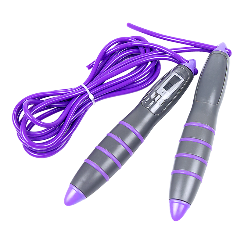 Digital LCD Skipping Jumping Rope - Purple