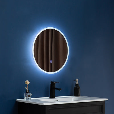 60cm LED Wall Mirror Bathroom Mirrors Light Decor Round