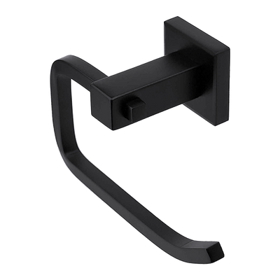 Classic Toilet Paper Holder Matte Black Finish