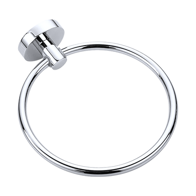 Classic Chrome Towel Bar Rail Ring Bathroom