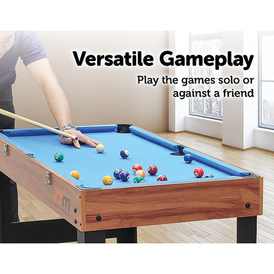 4FT 3-in-1 Games Foosball Soccer Hockey Pool Table