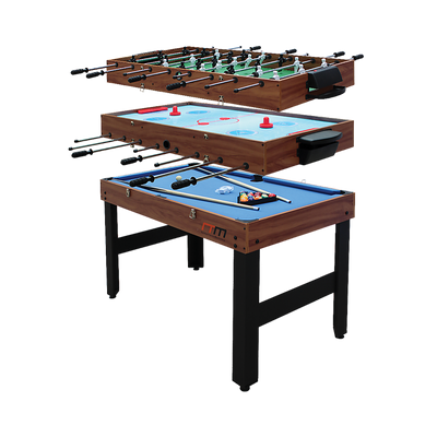 4FT 3-in-1 Games Foosball Soccer Hockey Pool Table Table