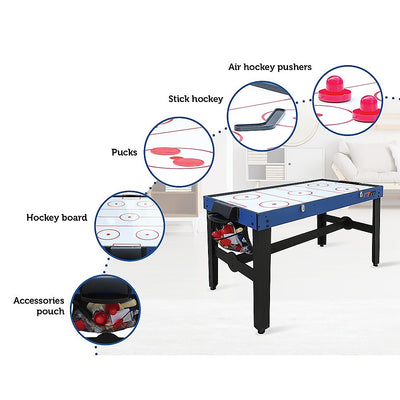 4FT 12-in-1 Combo Games Tables Foosball Soccer Basketball Hockey Pool Table Tennis