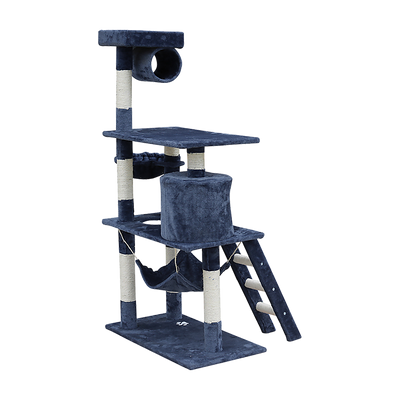 140cm Cat Tree Scratching Post Scratcher Tower Condo House Furniture Wood