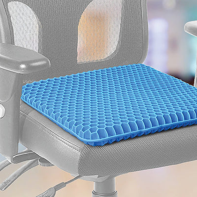 Gel Chair Seat Cushion For Lower Back Pain Pressure Relief Wheelchair Car Office