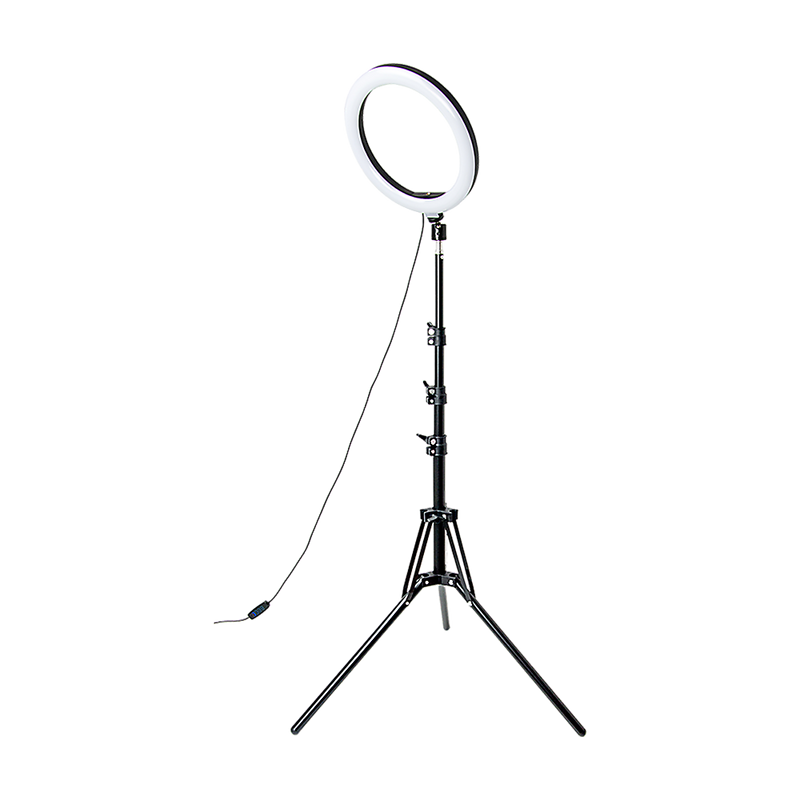 10" LED Selfie Ring Light with 1.6M Tripod Stand Phone Holder Photo Live Makeup