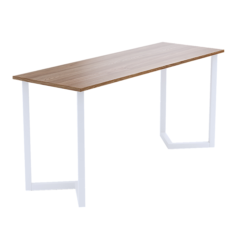 V Shaped Table Bench Desk Legs Retro Industrial Design Fully Welded - White