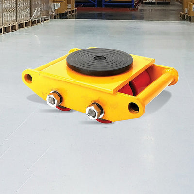 Heavy Duty Machine Dolly Skate Machinery Roller Mover Cargo Trolley 6T