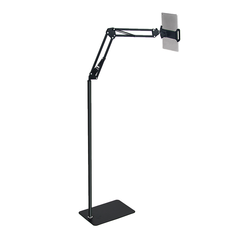 Hands Free Floor Stand Adjustable Bed Clip Holder For Tablet iPad iPhone Switch