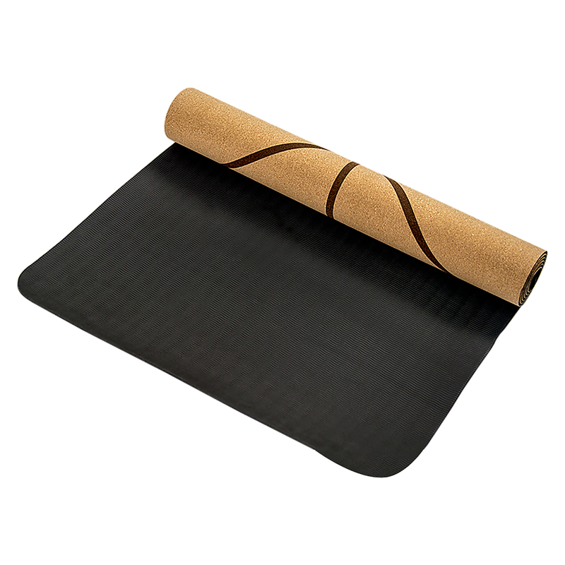 Natural Cork TPE Yoga Mat Sports Eco Friendly Exercise Fitness Gym Pilates