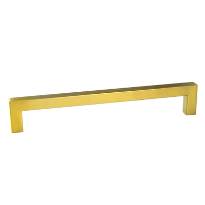 15 x Brushed Brass Drawer Pulls Kitchen Cabinet Handles - Gold Finish 192mm