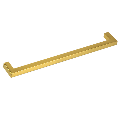 15x Brushed Brass Drawer Pulls Kitchen Cabinet Handles - Gold Finish 256mm