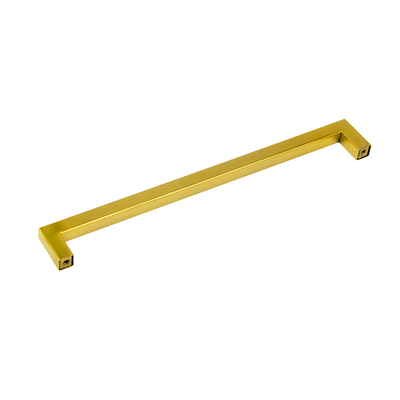 15x Brushed Brass Drawer Pulls Kitchen Cabinet Handles - Gold Finish 256mm