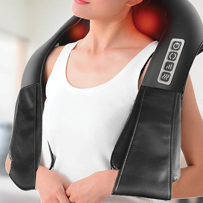 Shiatsu Neck & Back Massager with Heat Deep Kneading Massage Pillow for Shoulder