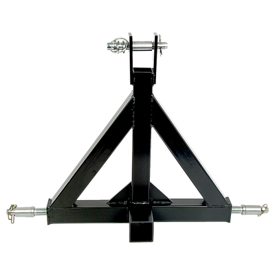 Heavy Duty Steel 3 Point 2" Trailer Hitch Receiver Tow Drawbar For Cat 1 Tractor