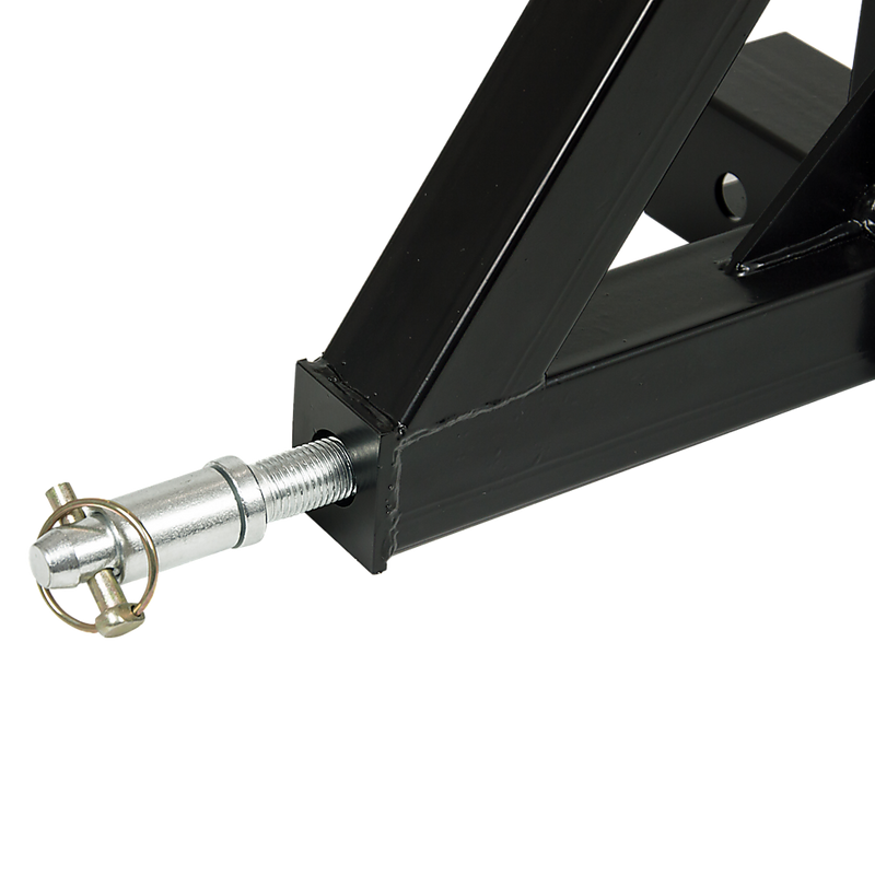 Heavy Duty Steel 3 Point 2" Trailer Hitch Receiver Tow Drawbar For Cat 1 Tractor