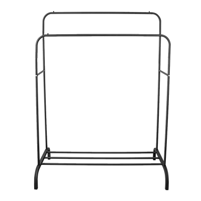 Heavy Metal Double Clothes Rail Hanging Rack Garment Display Stand Storage Shelf