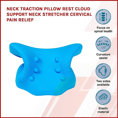 Neck Traction Pillow Rest Cloud Support Neck Stretcher