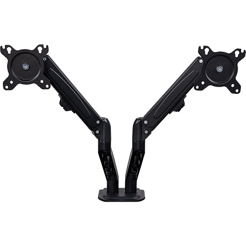 Dual Screen Gas-strut Monitor Stand Mount Desktop Bracket for LED/LC