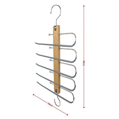 Pants Clothes Coat Hanger Non-slip Magic Space Saver Closet Organizer Rack