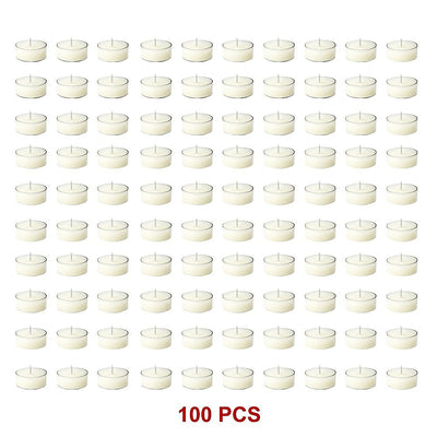 Bulk Buy Unscented SOY WAX Tealights, Soy Wax Tealight Candles - (100pc per set)