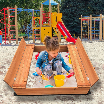 Sandpit Kids Wooden Sand box