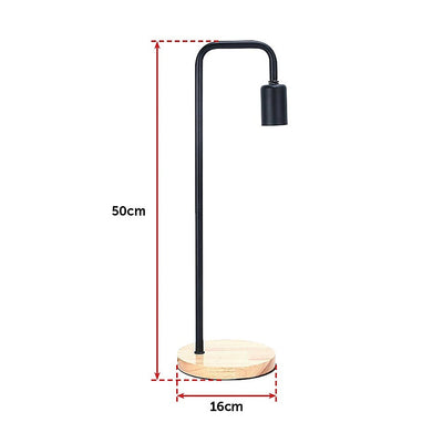 Modern Table lamp Desk Light Bedside Bedroom Black