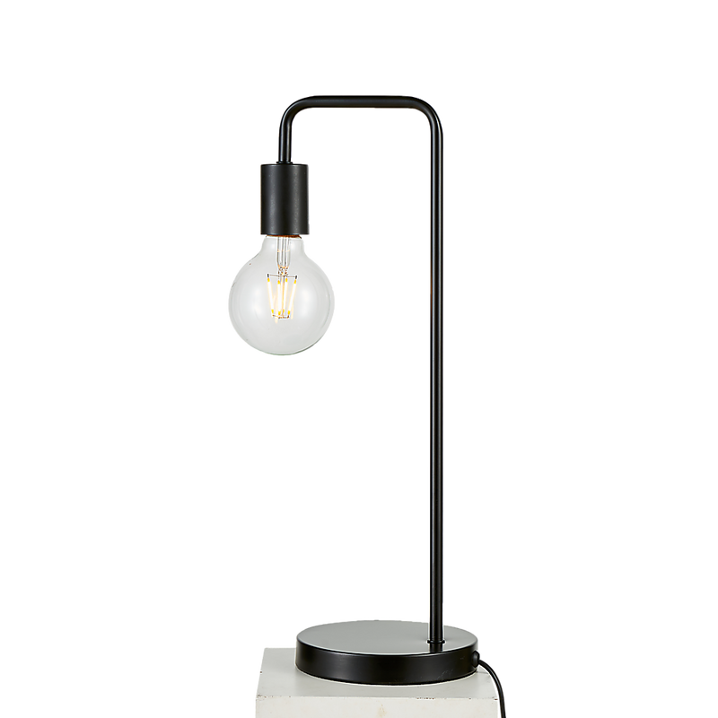 Modern Table lamp Desk Light Bedside Bedroom Black