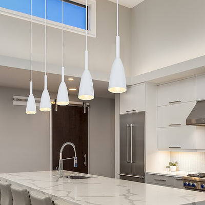 White Pendant Lighting Kitchen Lamp Modern Pendant Light Bar Ceiling Lights