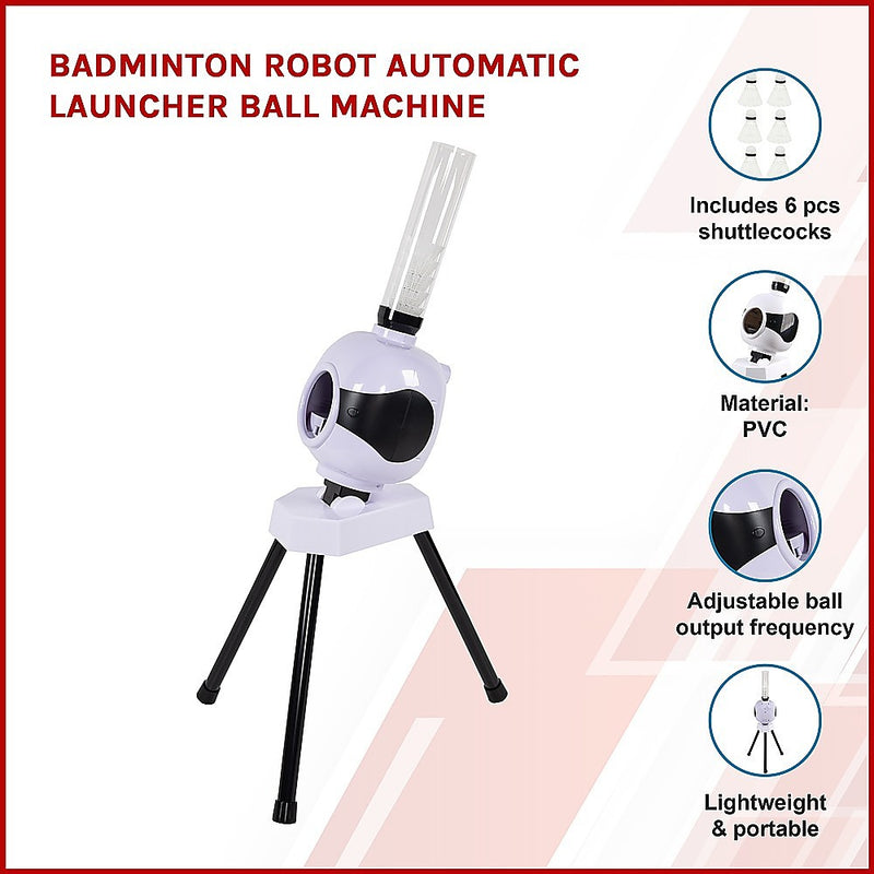 Badminton Robot Automatic Launcher Ball Machine