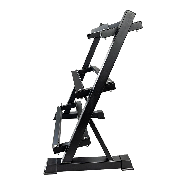 Dumbbell Rack Storage Stand Hex Weight Heavy Duty 3 Tier Wide Home Gym Fitness