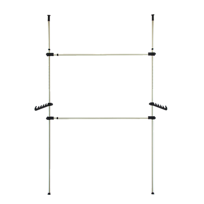 Heavy Duty Adjust Clothes Rail Storage Garment Shelf Hanging Display Stand Rack