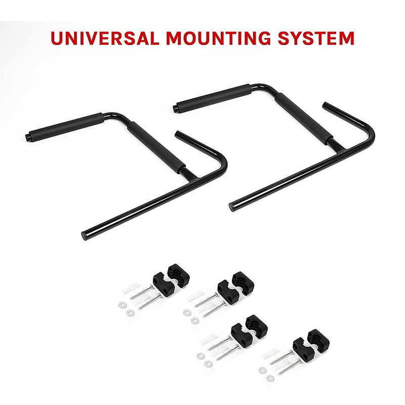 Pair Kayak Storage Rack Hanger Supporter Carrier Surfboard Holder Wall Bracket